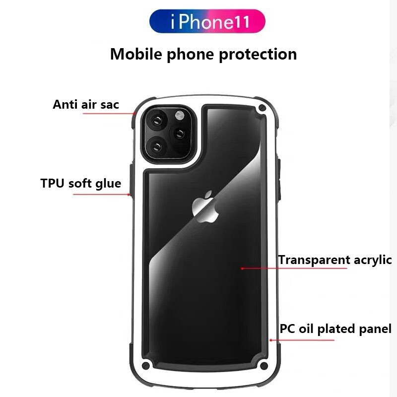 Soft Case Anti Jatuh Dan Guncangan Untuk Iphone 11 Pro Max X Xr Xs Max 6 7 8 Plus