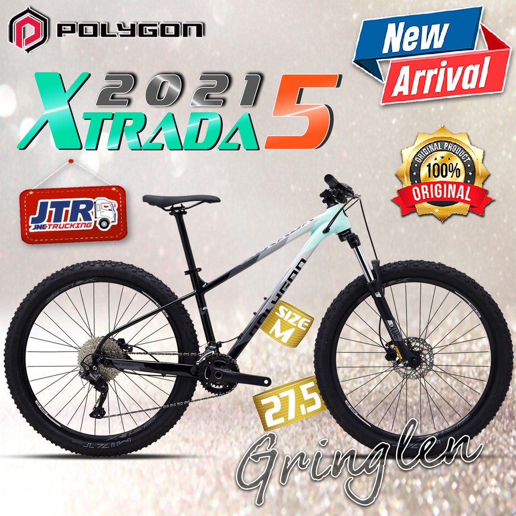 Polygon Xtrada 5 2021 2x10 Speed - Sepeda Gunung