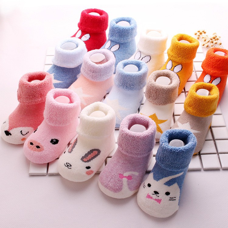 LittleAaron KYOTO NICHI Kaos Kaki Anak Bayi Laki Laki Perempuan Newborn - 2 Tahun Import