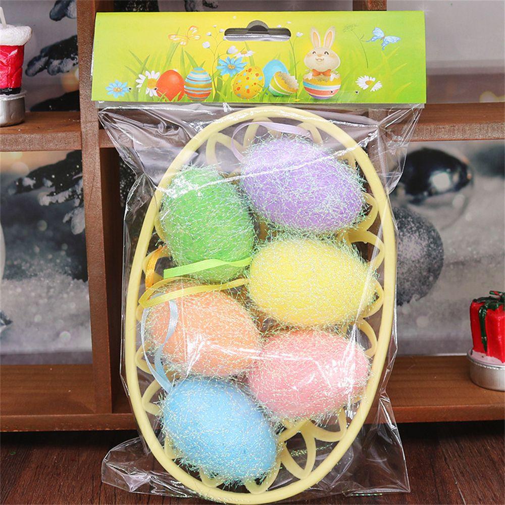 Solighter Telur Paskah Liburan DIY Dekorasi Liontin Hiasan Gantung Ornamen Pesta Easter Hias