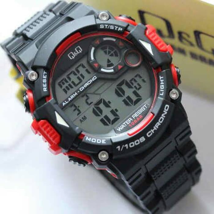 Jam Tangan Army Qq M146 Jam Qnq M 146 Jam Pria Digital Q&Q M146 Ori