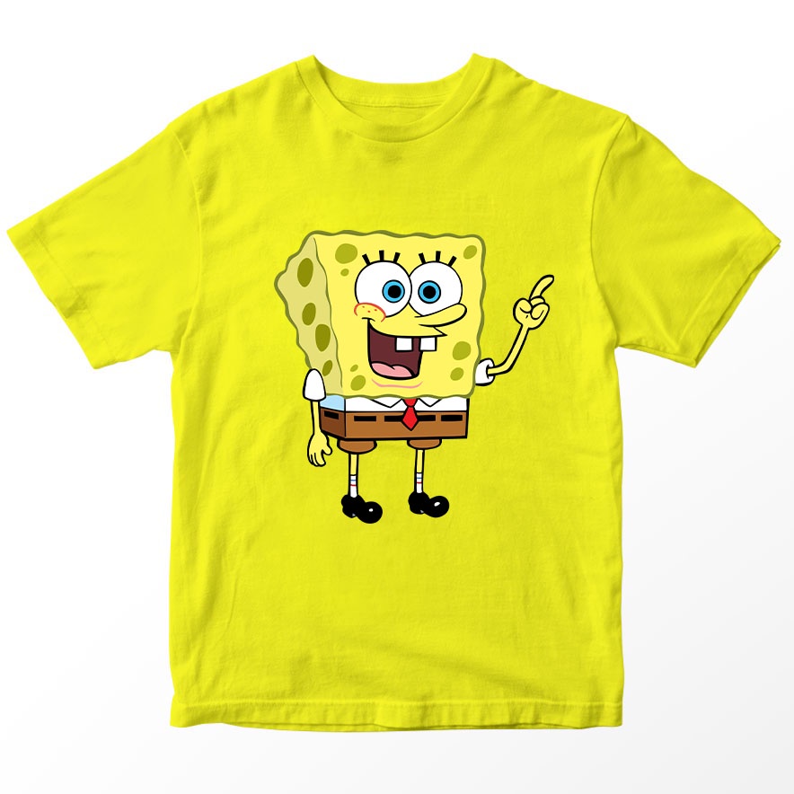 KAOS ANAK ANAK DAN BAYI SPONGEBOB BAGUS KATUN HALUS 30s