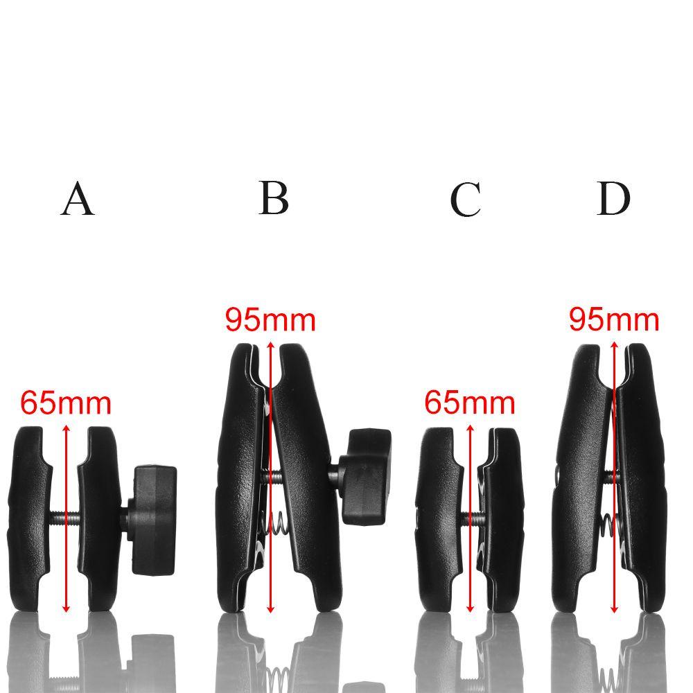 CHOOKYY 65mm Atau 95mm Double Socket Arm Detachable Pendek Panjang Action Camera Aksesoris Phone Holder