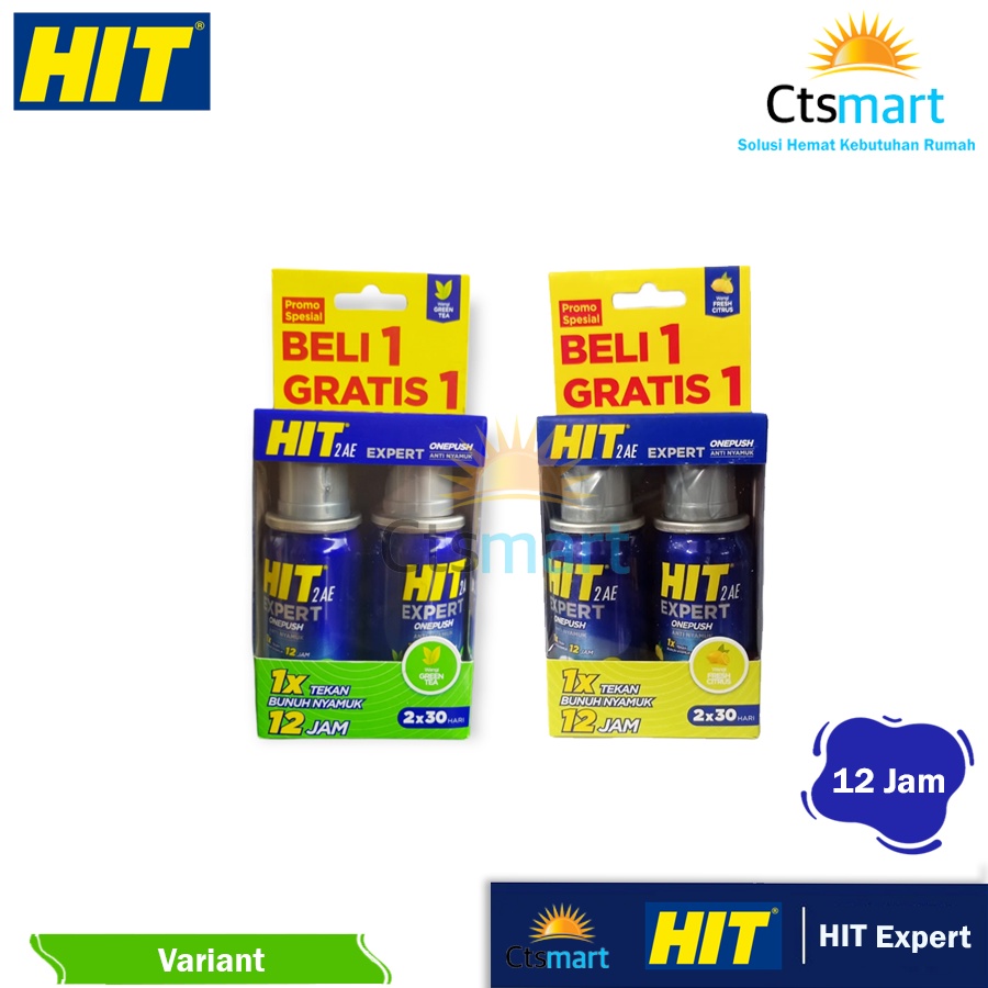 HIT One Push 1 Free 1 Anti nyamuk dan serangga Semprot