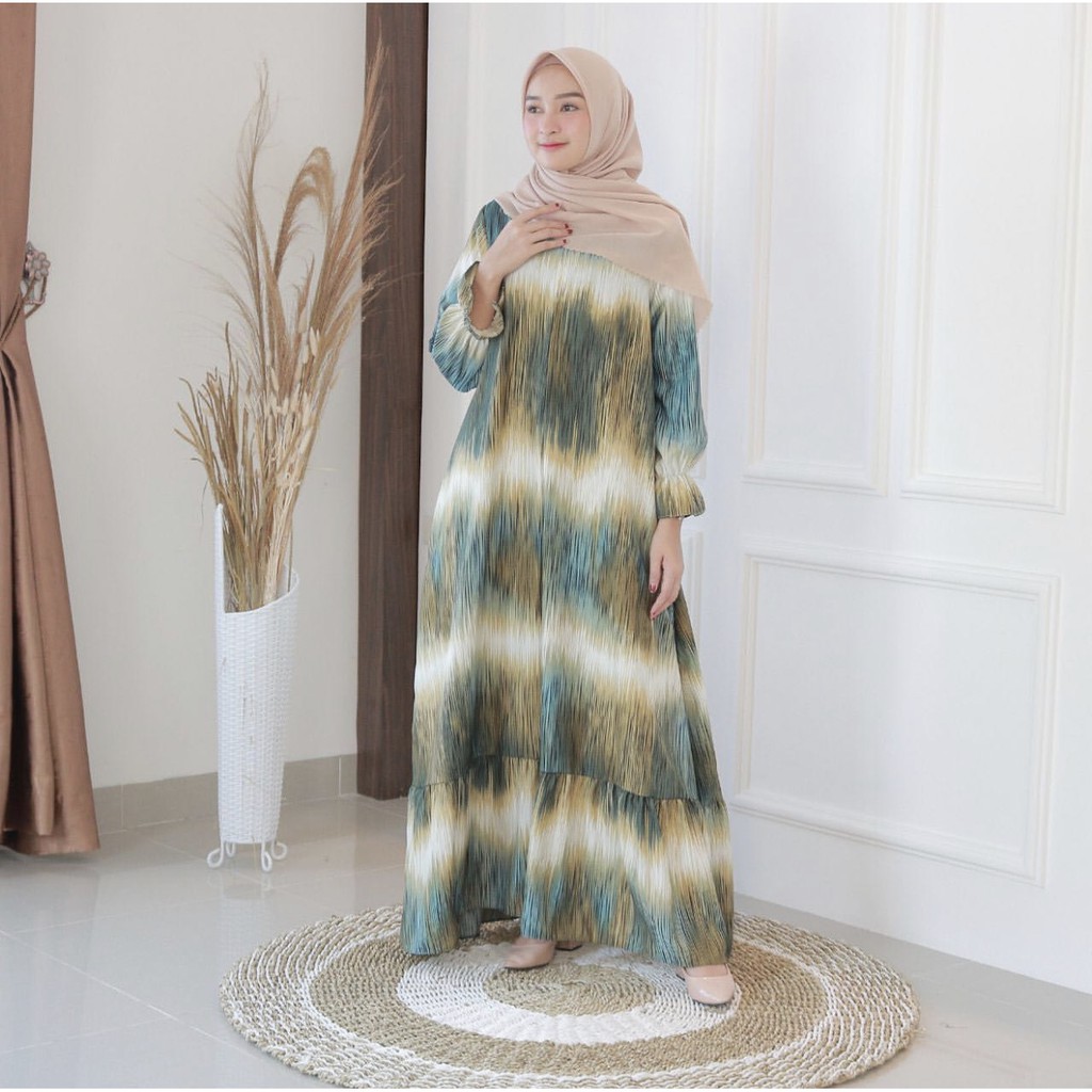 PROMO MECCARA MAXI DRESS DIAMORE.GROSIR / MURAH BERKUALITAS / TERKINI / ASDF / DRESS SABYAN