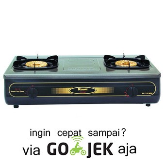 Rinnai Kompor Gas 2 Tungku Rinai Tornado RI 712 BGX RI712 BGX RI-712 BGX