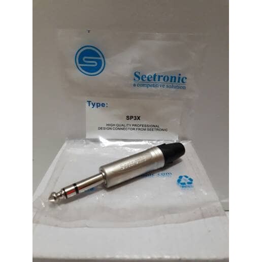 Original Jack Jek Akai Akay konektor STEREO SEETRONIC SP3x Audio Besi