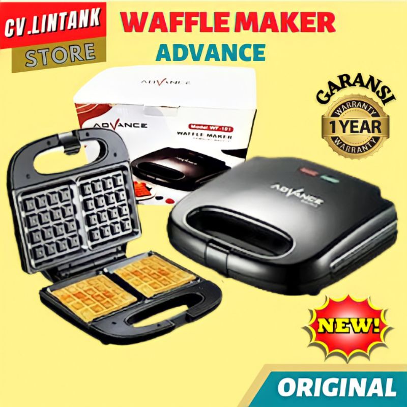 WAFFLE MAKER PANGGANGAN ROTI BAKAR LISTRIK ADVANCE WF-101 WF-206 Alat Panggang Roti Tawar Listrik Sa