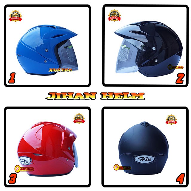 HELM / HELM HIU NIKO /  HELM HIU NIKO POLOS ORIGINAL TERLARIS