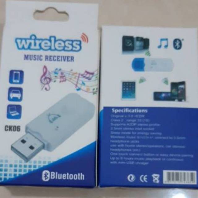 Car Audio Receiver Plug &amp; Play Bluetooth Receiver Audio Dongle Colok Langsung Pake ck06 handphone suara hp ke tape mobil