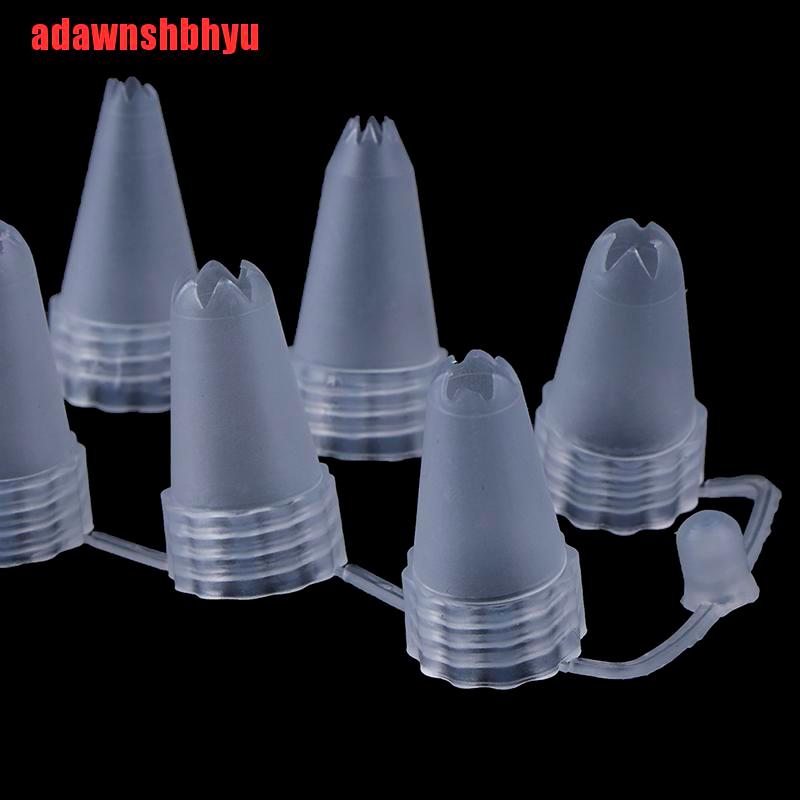 12 Pcs / Set Nozzle Icing Piping Cream Bahan Plastik