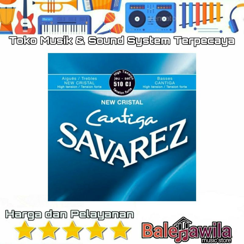 Senar Classic Savarez 510 CJ New Cristal Cantiga Nylon High Tension