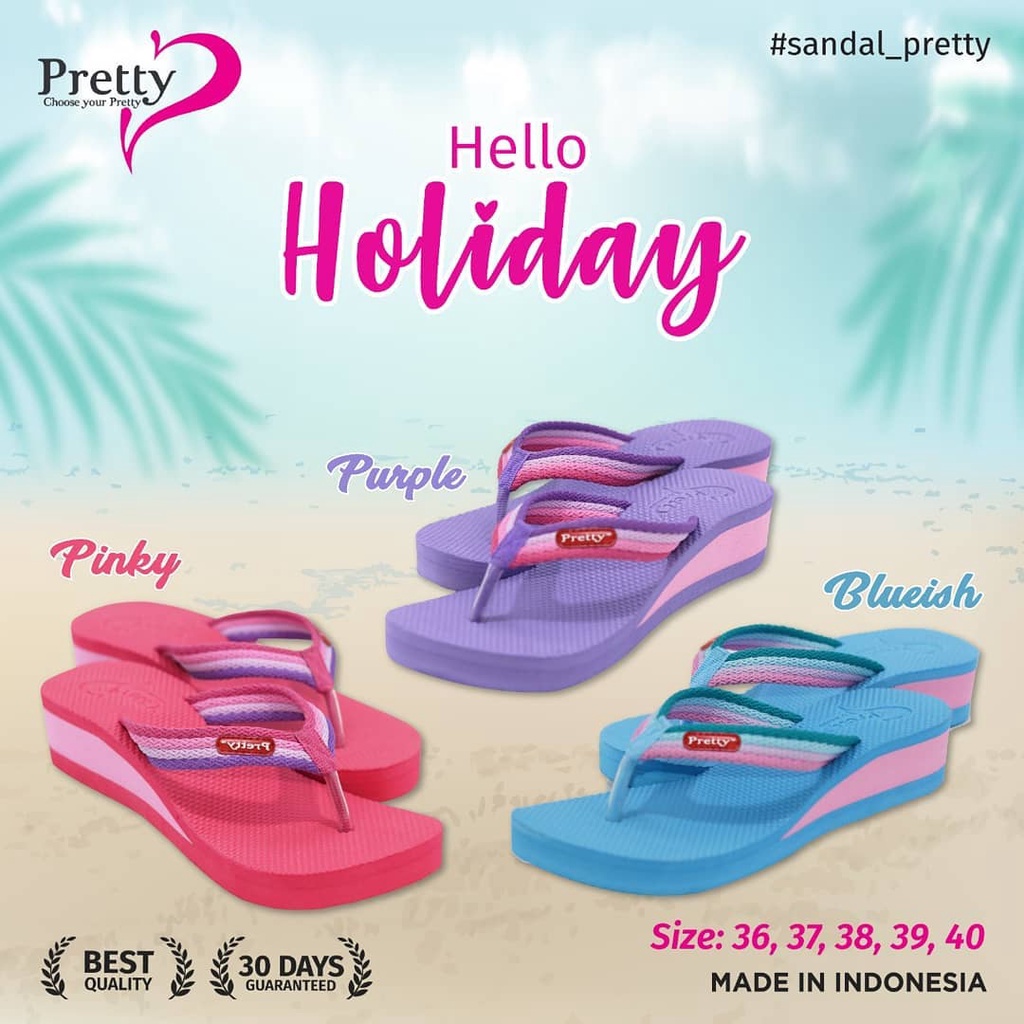 SANDAL WEGDES PRETTY WARNA POLOS SANCU GARANSI 60 HARI ORIGINAL AWET MURAH BERKUALITAS REMAJA DEWASA