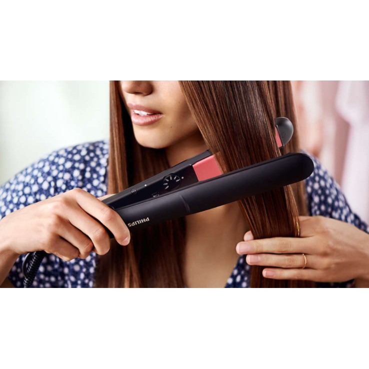 Philips Hair Straightener BHS376 - Catokan Pelurus Rambut Keratin Phillips Thermo Protec