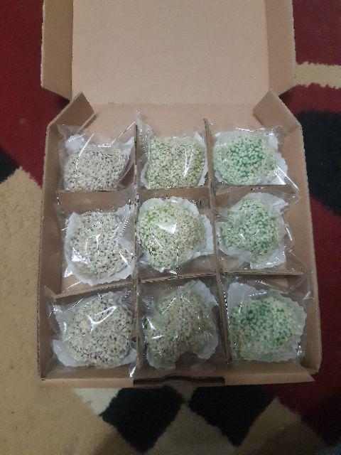 (4 Pcs)sekatan Sarang Kardus 15x15x3 Isi 9 Kue