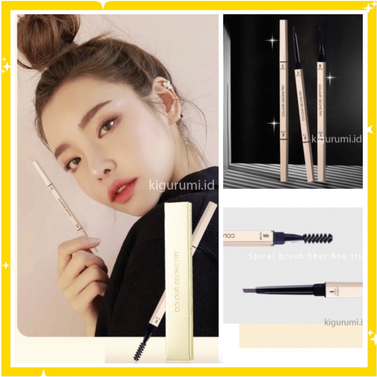 LAMEILA Gold Geometry Colors Double Heads Pensil Alis Eyebrow LA123 831