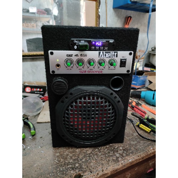 Speaker Aktif 6 inch Bluetooth ( combo = dapat ditambah speaker pasif )