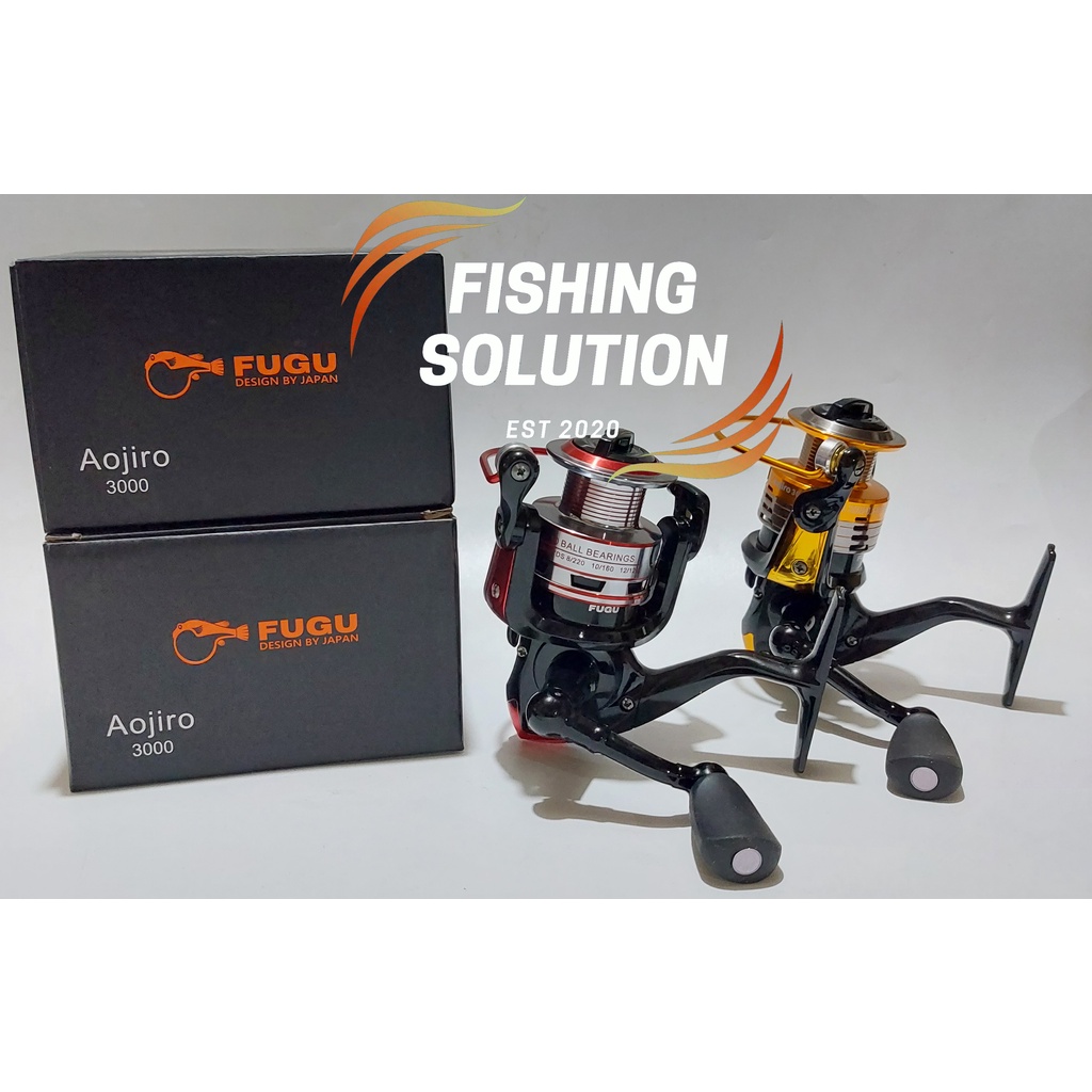 Reel Pancing Fugu Aojiro Uk 800 / 1000 / 2000 / 3000 Design By Japan
