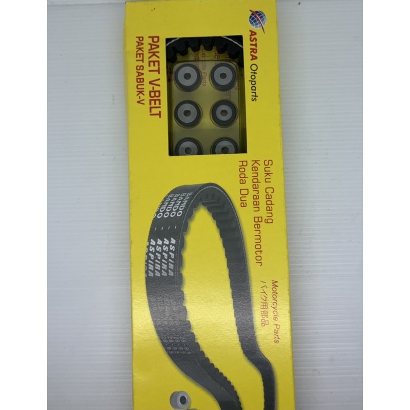 ASPIRA Asli Paket Vbelt Vanbelt Roller Beat, Spacy, Scoopy Karbu