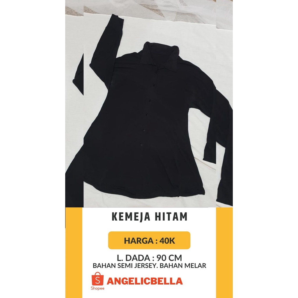PRELOVED KEMEJA HITAM
