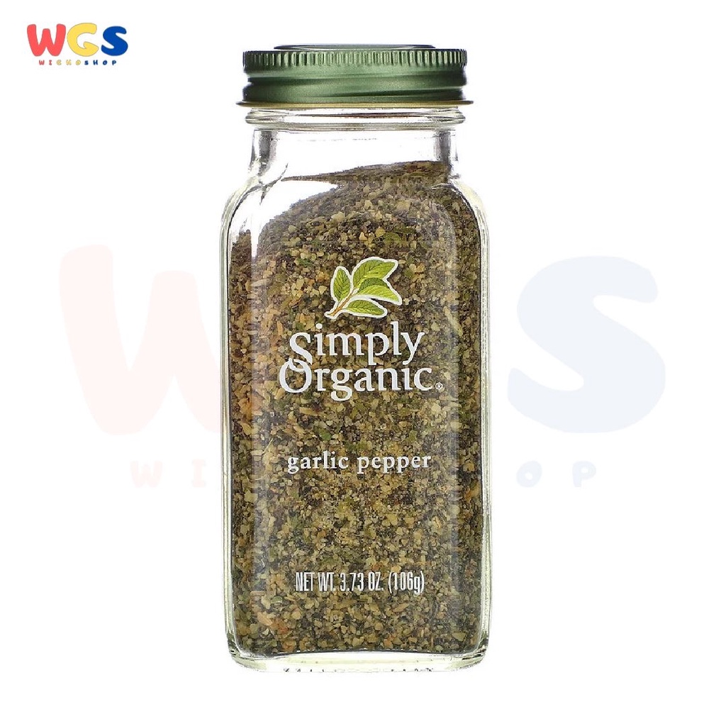 

Simply Organic Garlic Pepper USDA Organic 3.73oz 106g