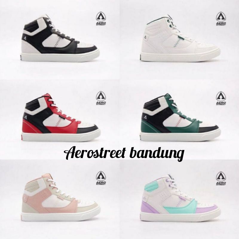 Aerostreet - Sepatu Hoops Series aerostreet - Sepatu Sneakers Casual Sport Pria Wanita Aero Street