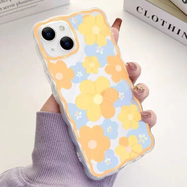 Soft Case Transparan Motif Bunga Untuk Iphone 13 Pro Max 12 11 XS XR X 8 7 6 6s Plus SE2020