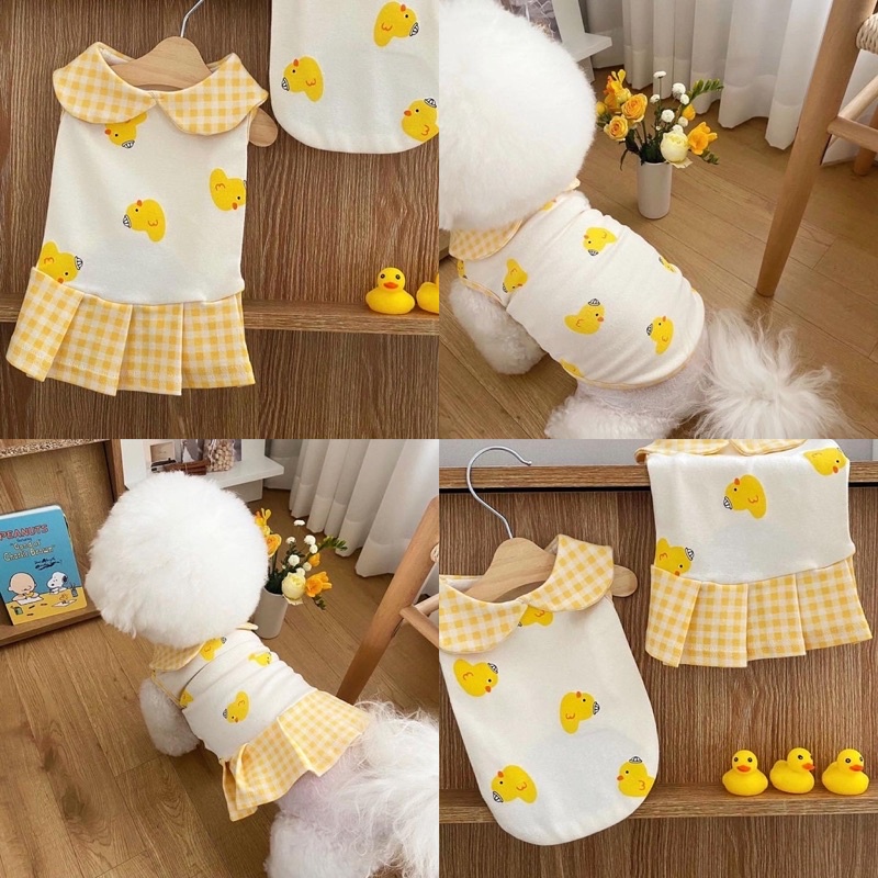 Piyo duck couple set tee or dress