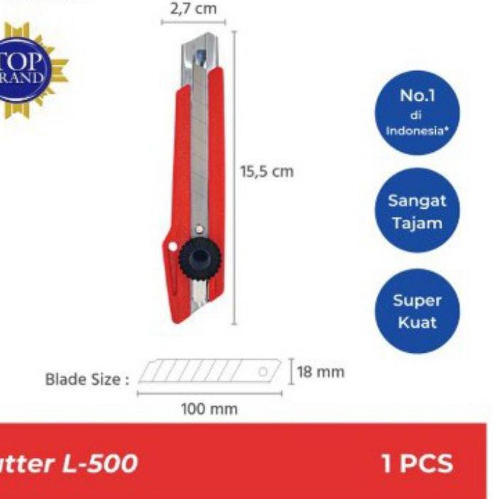 

Berkualitas! Cutter Kenko L.500 12 pcs