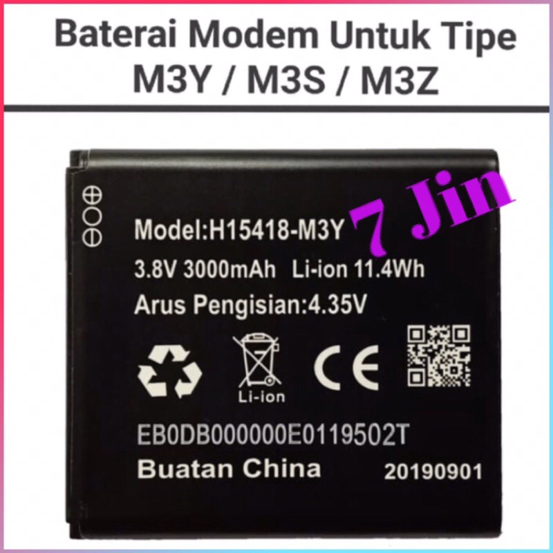 Baterai Batre Battery Modem Mifi Andromax M3Y M3Z M3S Original New