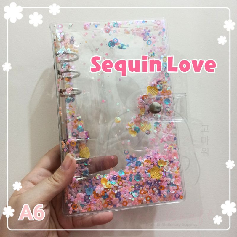 

A6 Sequins Love Binder Mika Cover Only