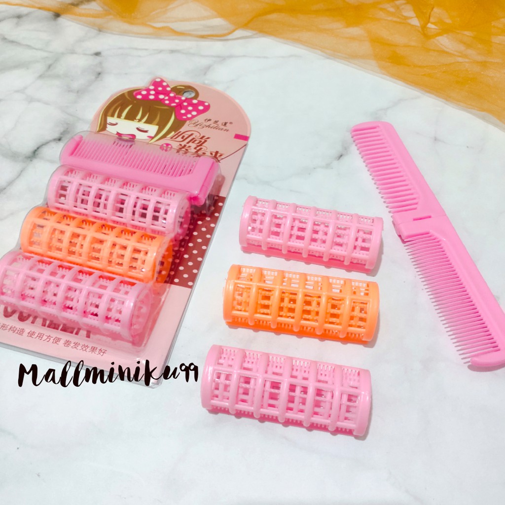 ROLL RAMBUT SET - GULUNGAN RAMBUT PER PACK ROLL RAMBUT SET ROLL RAMBUT HAIR CURLER