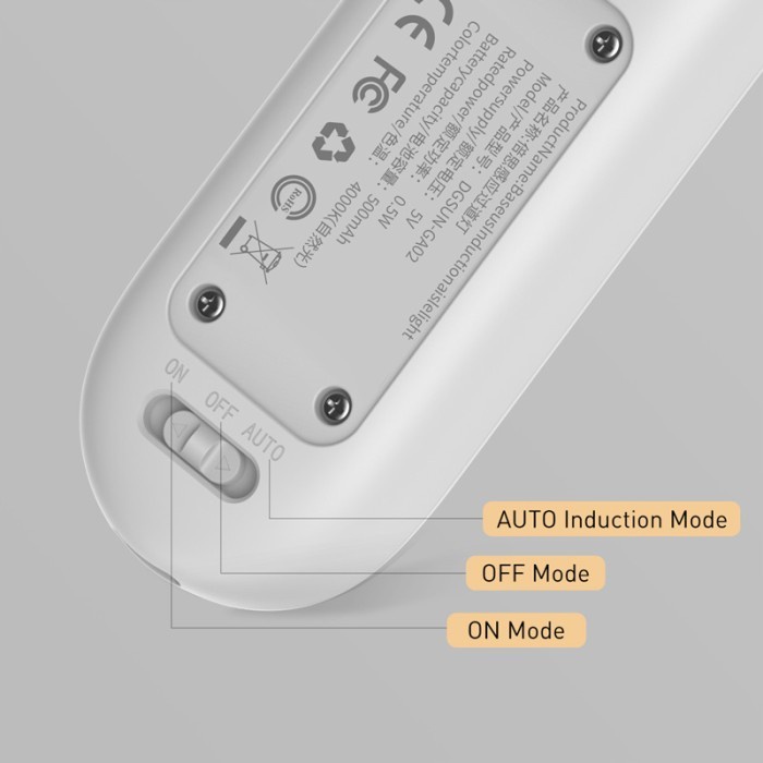 BASEUS lampu Sunshine Series Human Body Induction Aisle Light - DGSUN