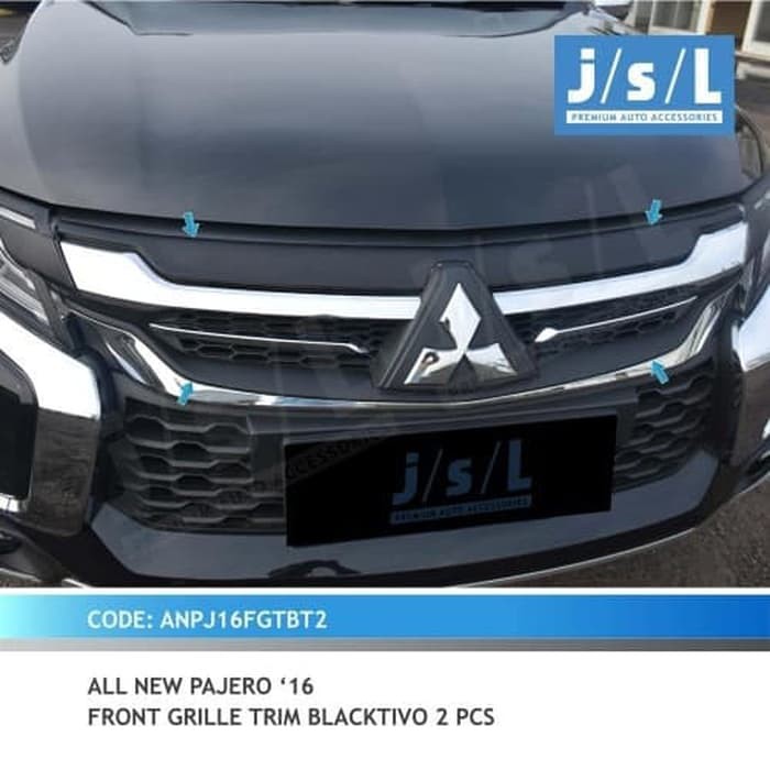 List Grill All New Pajero 2016 Blacktivo