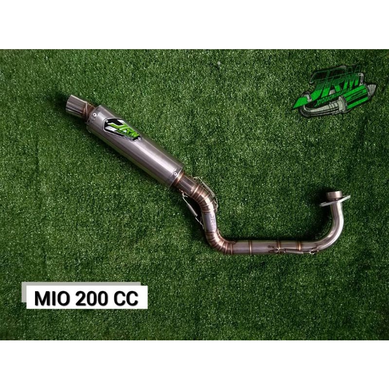 Knalpot JRM Mio 200 CC knalpot racing JRM full set breket tinggal pasang aja