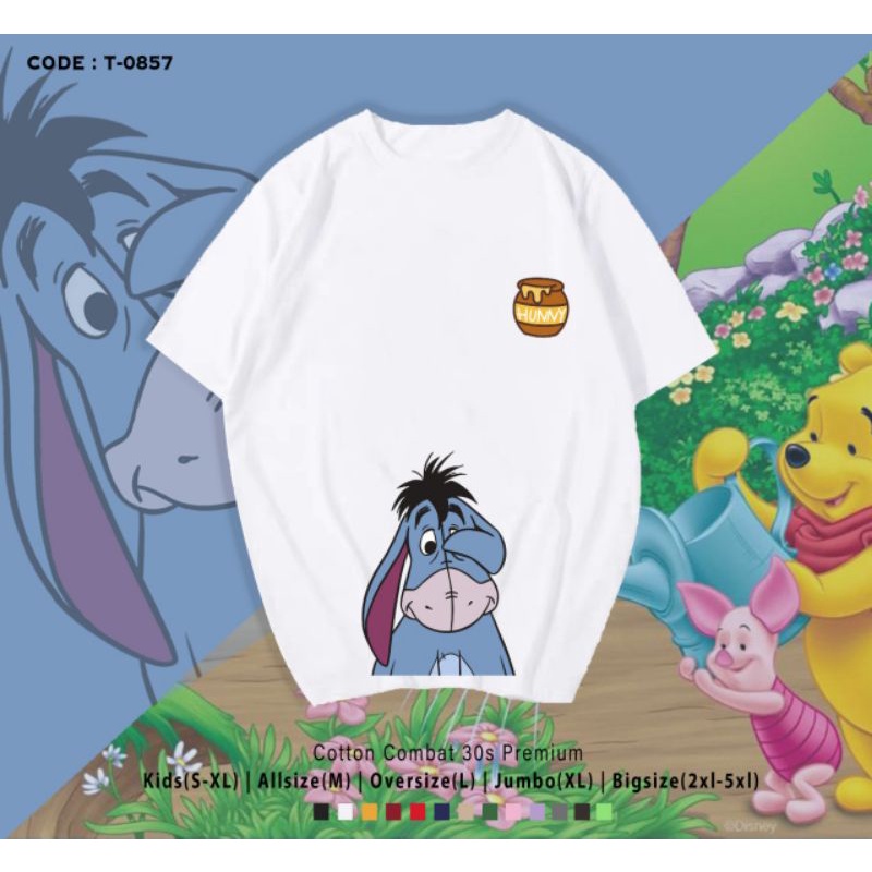 KAOS EYOR POOH/T-SHIRT KATUN EYOR POOH