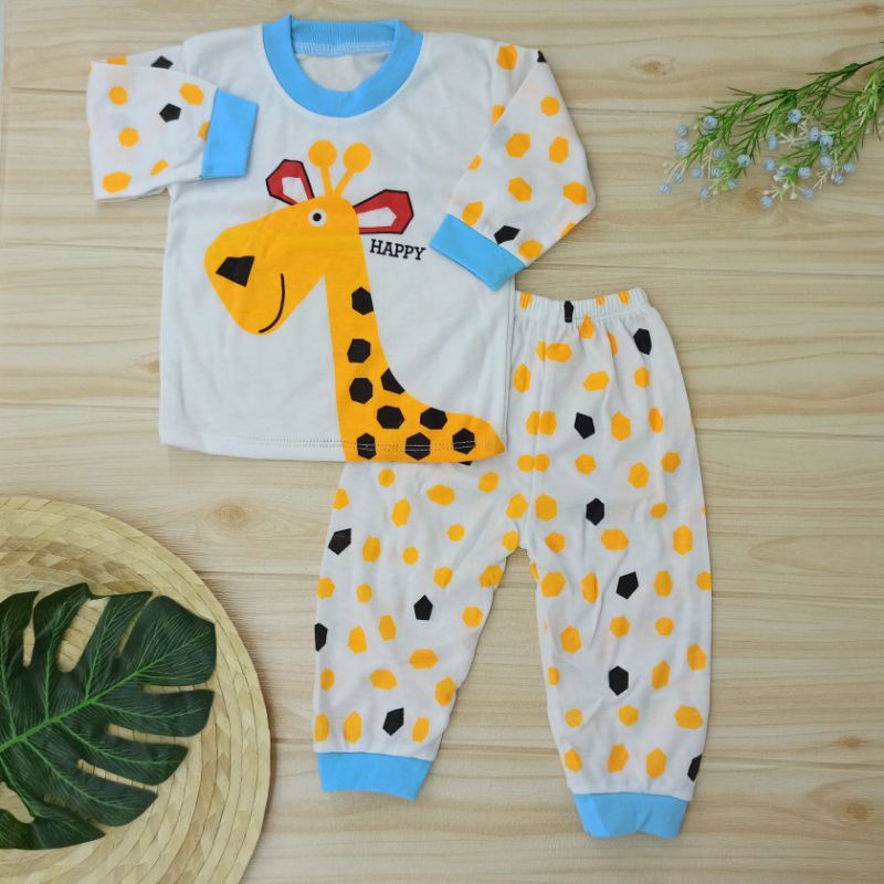 Piyama Bayi SNI Baju Bayi Setelan Kaos Oblong Anak Usia 0-12 Bulan Shekinah Baby and Kids