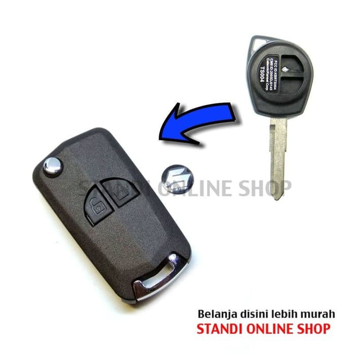 Casing Kunci Lipat Flip Key Rumah Kunci Suzuki Swift SX-4 Ertiga Wagon