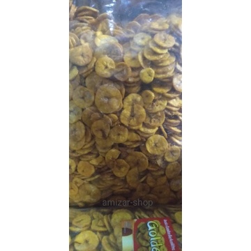 Kripik pisang koin manis aneka Snack kiloan