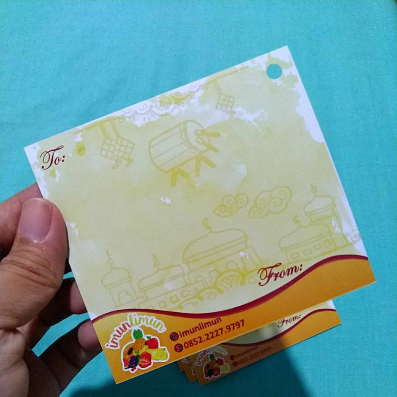 

ThankYou Card 10 x 9cm 60pcs