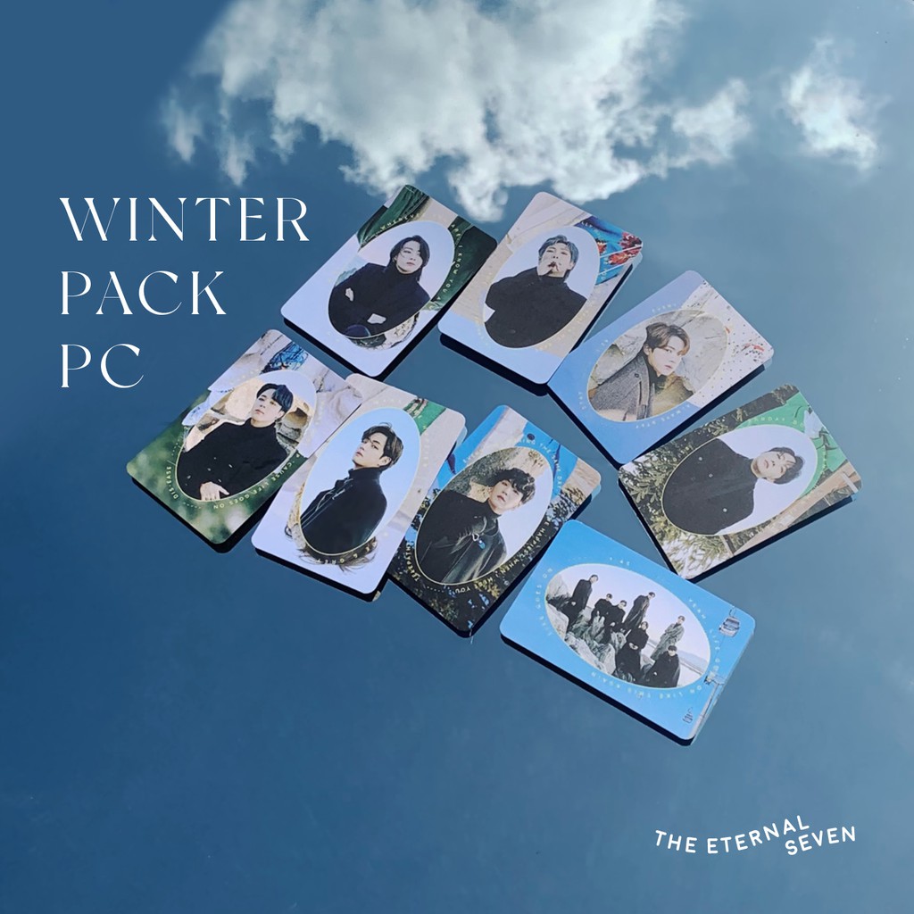 BTS Photocard Winter Package 2021 / Unofficial PC / RM Jin Suga JHope Jimin V Tae JK / Kpop