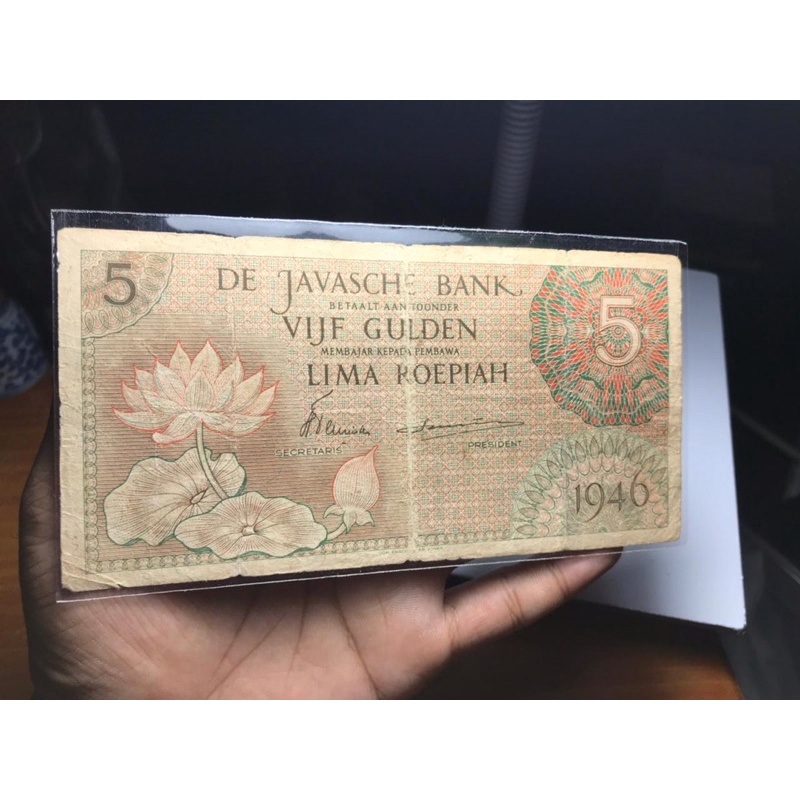 Uang Kuno 5 Rupiah Federal 1948 Original