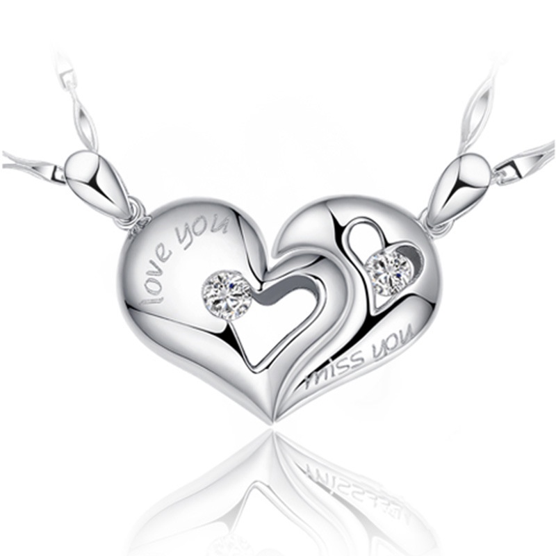 925 sterling silver pendant for women/men/couple diamond pendant fashion necklace jewellery DZ-0010