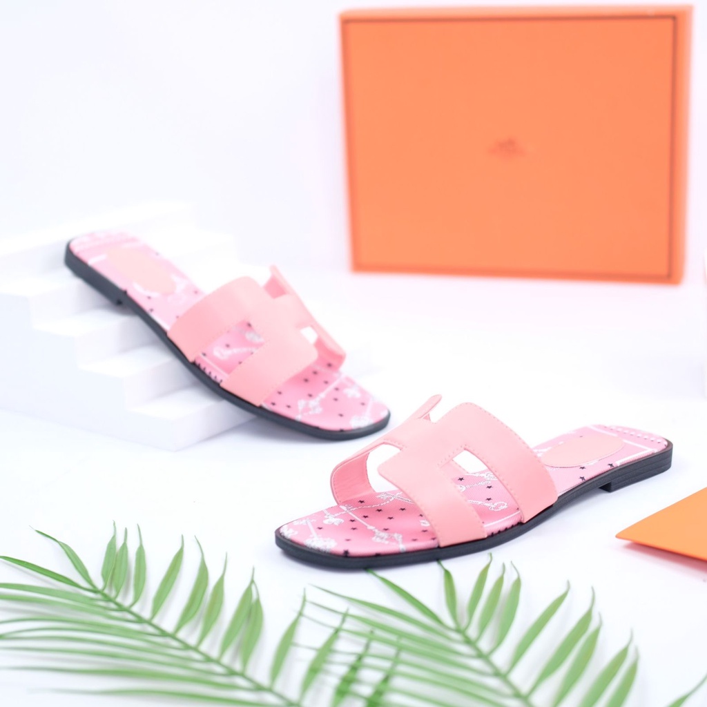 [7.7 Boombastis Sale⚡] - SENDAL WANITA KEKINIAN IMPORT HS HS005 SLIP SANDAL FLAT PREMIUM