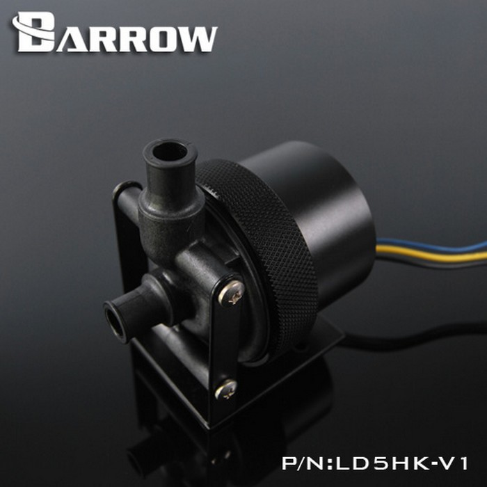 BARROW LD5HK-V1 Aluminum Heatsink Top Kit For D5 / MCP655 Pump Black