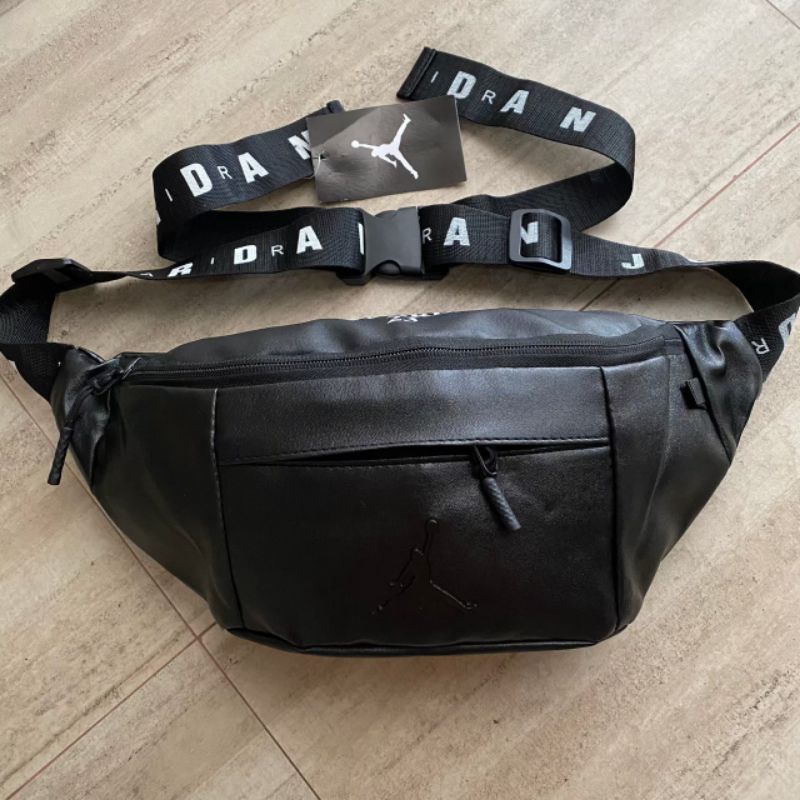 TAS PINGGANG AIR JORDAN LEATHER WAISTBAG