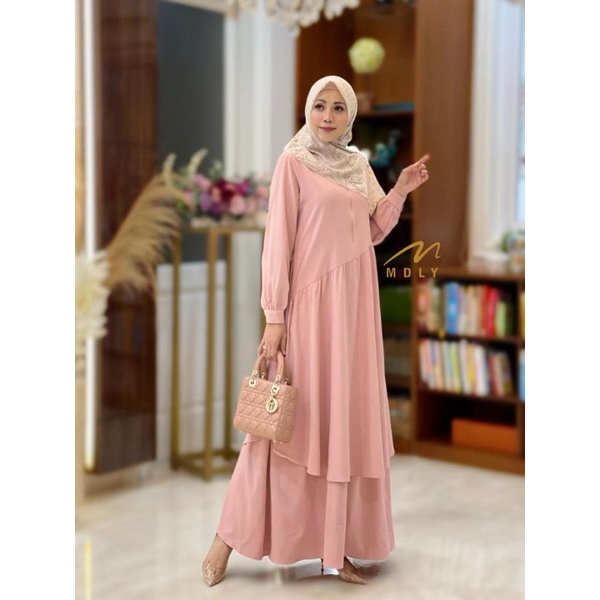 GAMIS DRESS WANITA TERBARU DIORA DRESS BY MDLY
