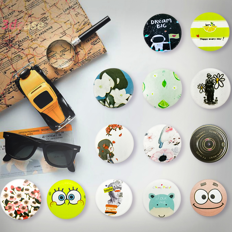 3D Popsocket Mobile Ring Cartoon Anime Flower Bunga Astronaut Trendy Mobile Phone Holder