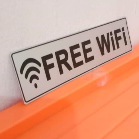 

LABEL FREE WIFI WI FI UK 19,5X4,5CM