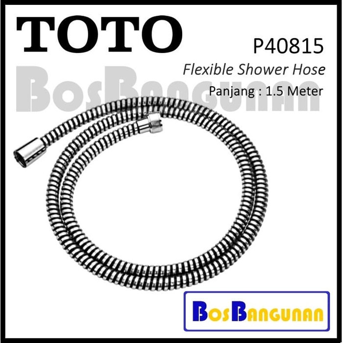 Unik Selang Shower TOTO P40815 (1,5m) / Flexible Shower Hose TOTO Original Murah